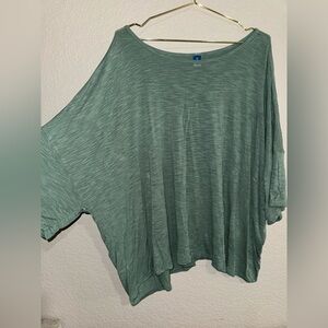 Old Navy Luxe Sage Green Bat Wing Sleeve Top